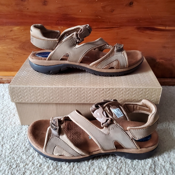 Dr. Scholl's Shoes Dr Scholls Gel Natural Sport Brown Tan Leather